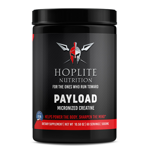 Hoplite Payload — pure micronized creatine monohydrate, 5g per serving, no fillers